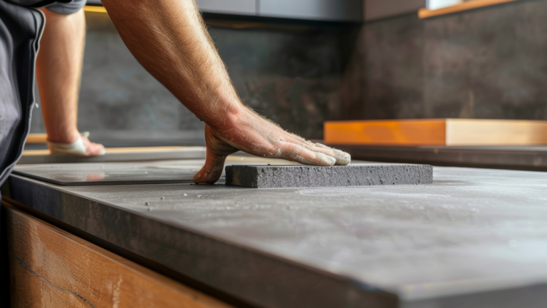 Installing countertop